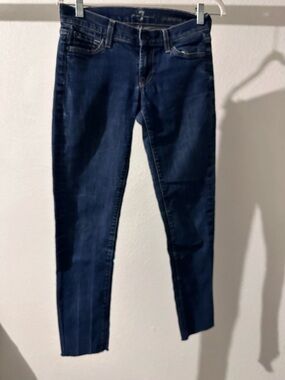 7 For All Mankind Indigo Skinny Jeans